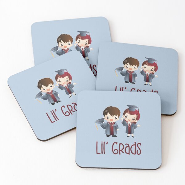 Item preview, Lil’ Grads (on Grey) designed and sold by PawsitiveMum.