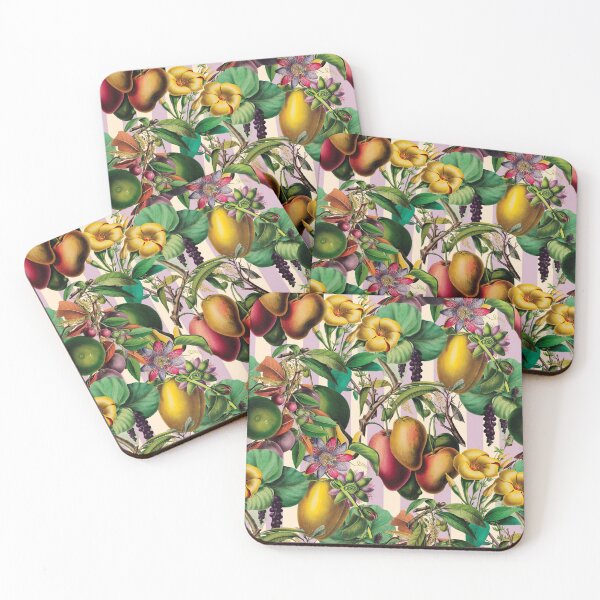 Item preview, Retro Fruit and Flower Garden designed and sold by AntiqueImages.