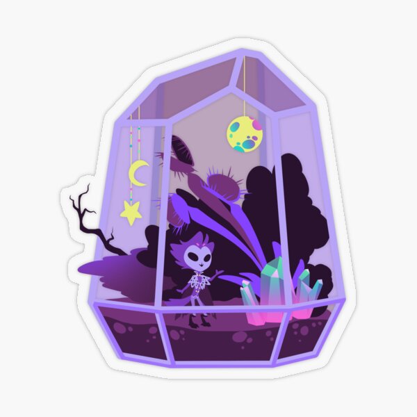 Helluva Boss - Stolas terrarium Transparent Sticker