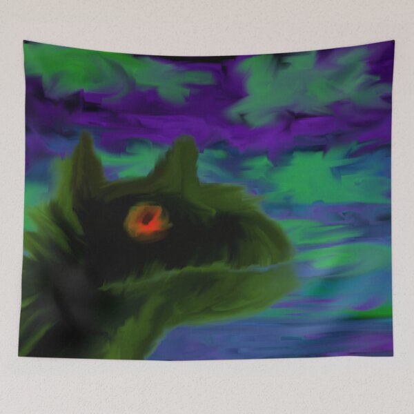 Item preview, SLAY YOUR DRAGONS_Green Dragon (Night Sky) designed and sold by SelfUpgrade.