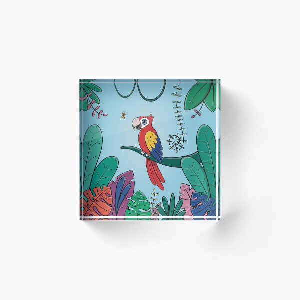 Item preview, Scarlet Macaw | Parrot Art Tropical Bird | Tropical Animal | Tropical Jungle Bird designed and sold by Dahyi.