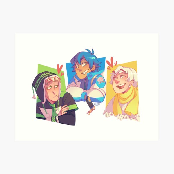 Blue Baby, Robot Nerd, Trash Prince Art Print