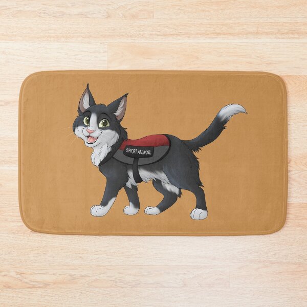 Item preview, Emotional Support Animal | Tuxedo Cat Long Hair designed and sold by caseysketches.