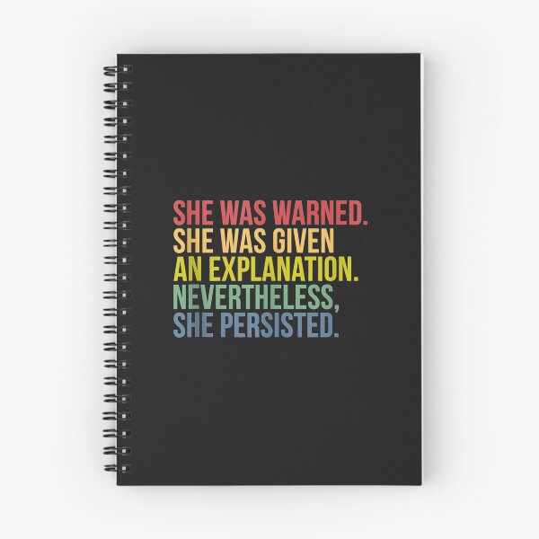 Item preview, She Was Warned. Nevertheless, She Persisted Tank Top designed and sold by bensonaliyah.