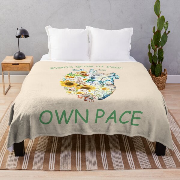 Item preview, botanical plant lovers, human heart, Plants lovers, plants grow at your own pace designed and sold by Collagedream.