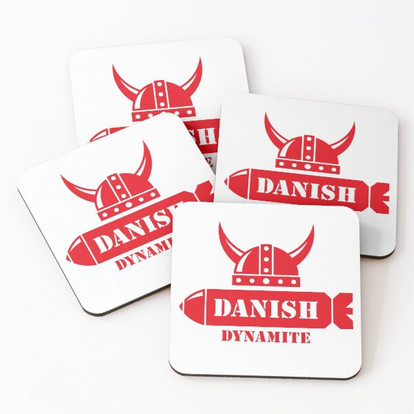 Item preview, Danish Dynamite (Denmark / Football / Viking / Missile / Red) designed and sold by MrFaulbaum.