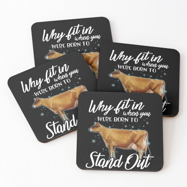 Item preview, Why fit in when you were born to stand out Jersey cattle designed and sold by Titmit.