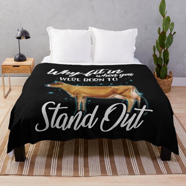 Item preview, Why fit in when you were born to stand out Jersey cattle designed and sold by Titmit.