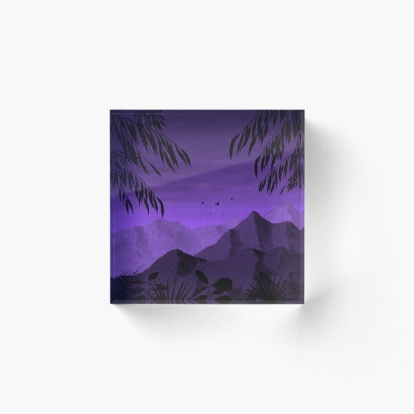 The Alien World Acrylic Block