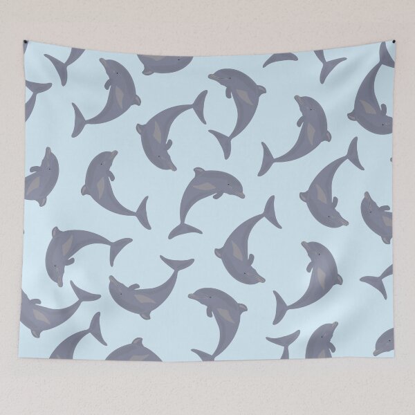 Item preview, Dolphins in the Sea Pattern designed and sold by idovedesign.