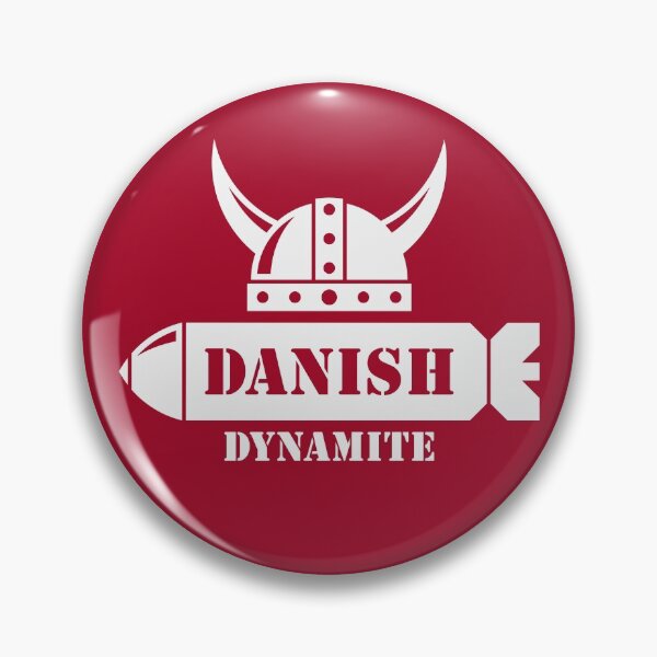 Item preview, Danish Dynamite (Denmark / Football / Viking / Missile / White) designed and sold by MrFaulbaum.