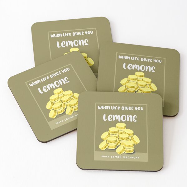 Item preview, When life gives you lemons make lemon macaron  designed and sold by Weather gifts .