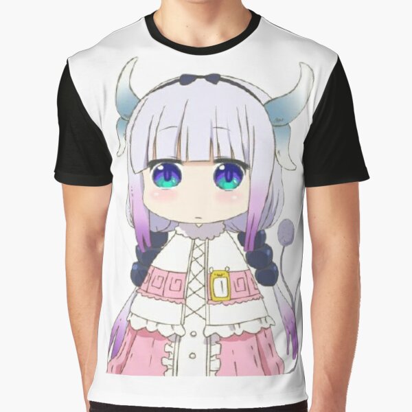 T-shirt Miss Kobayashi's Dragon Maid Anime Room, maid, purple