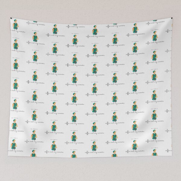 Item preview, All i need is my coffee and my camera designed and sold by AKMarkethub.