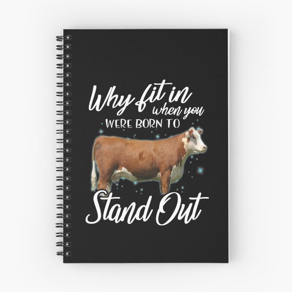 Item preview, Why fit in when you were born to stand out Hereford cattle designed and sold by Titmit.