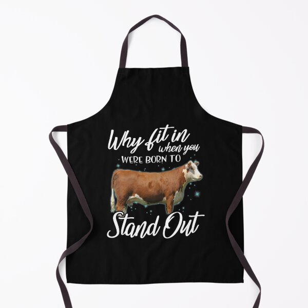 Item preview, Why fit in when you were born to stand out Hereford cattle designed and sold by Titmit.