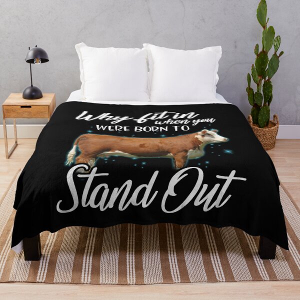 Item preview, Why fit in when you were born to stand out Hereford cattle designed and sold by Titmit.