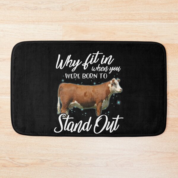 Item preview, Why fit in when you were born to stand out Hereford cattle designed and sold by Titmit.