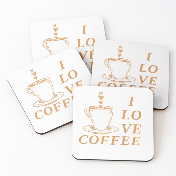 Item preview, I love coffee. Coffee sticker. Coffee design  designed and sold by ShoHus.