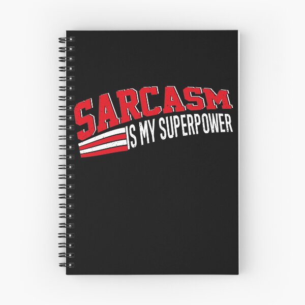 Item preview, Sarcasm Is My Superpower Funny quote designed and sold by YAHIA-14.