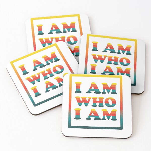 Item preview, I AM WHO I AM Retro Design Distressed designed and sold by SMDesigns101.