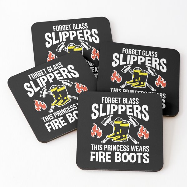 Item preview, This Princess Wears Fire Boots Female Firefighter designed and sold by TheReallyNiceStuff.