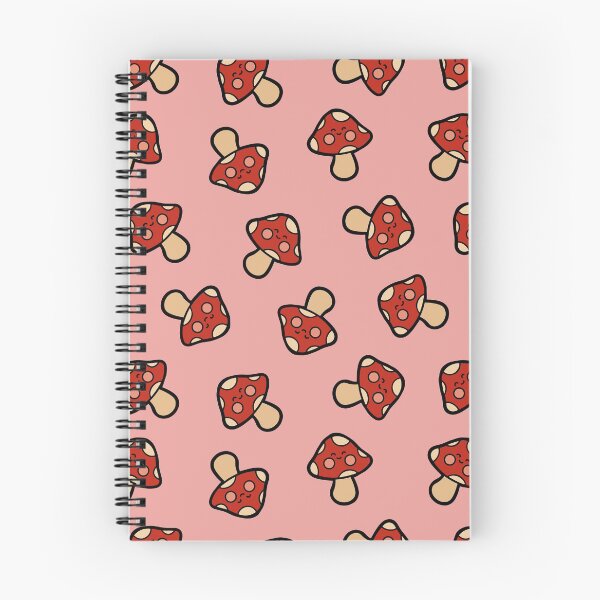 Item preview, Happy Mushroom Pattern on Pink designed and sold by evannave.