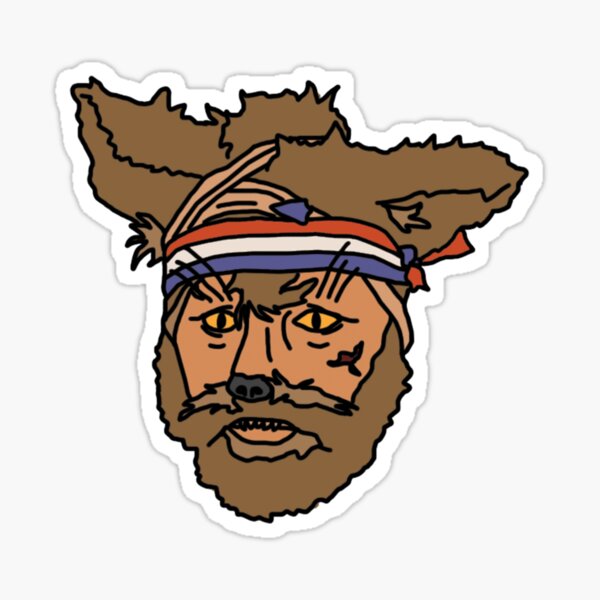 The Mighty Boosh, Crack Fox Sticker