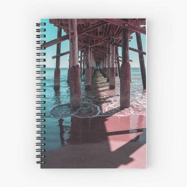 Item preview, Lacy Seafoam in Mint Green and Pink - Californian Cool Under the Newport Beach Pier designed and sold by Georgia Mizuleva.