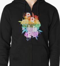 Floral Pride Zipped Hoodie