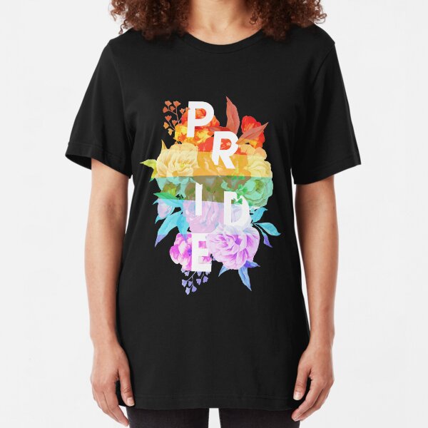 Floral Pride Slim Fit T-Shirt