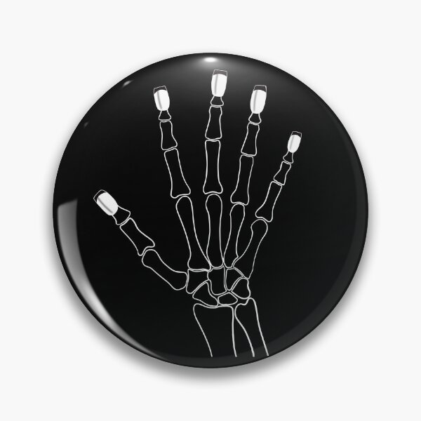 Item preview, Copy of French manicure skeleton hand designed and sold by Zela.