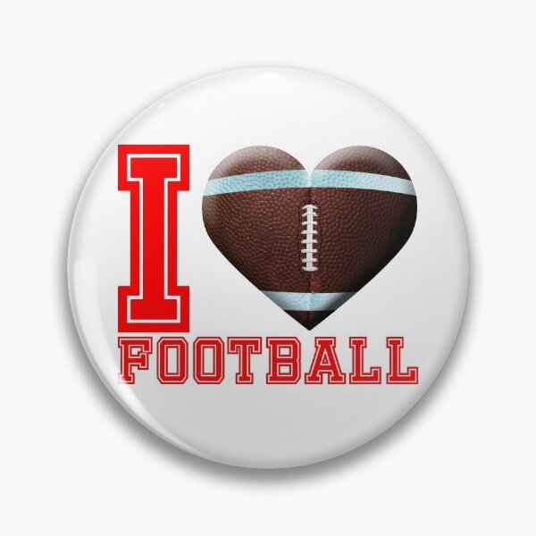 Item preview, I Love Heart American Football designed and sold by iheartsport.