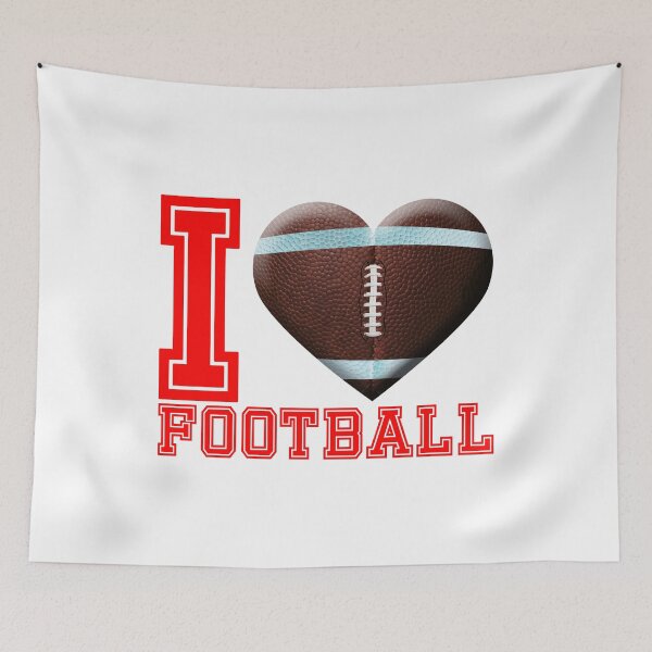 Item preview, I Love Heart American Football designed and sold by iheartsport.