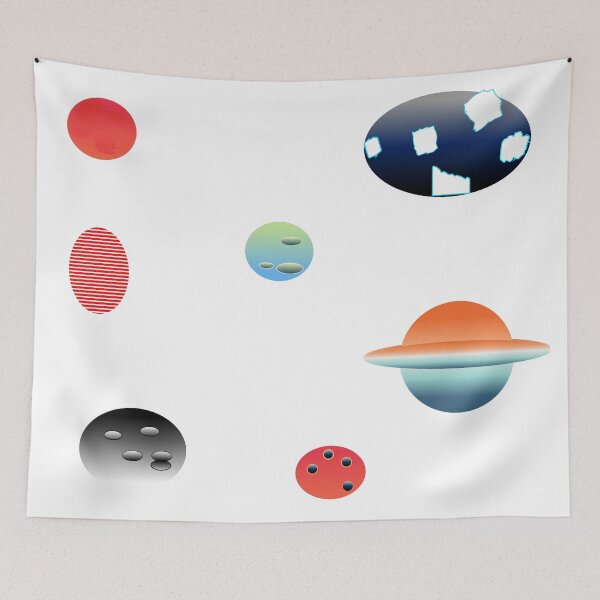 Item preview, THE SOLAR SYSTEM  designed and sold by RetroPlaceee.