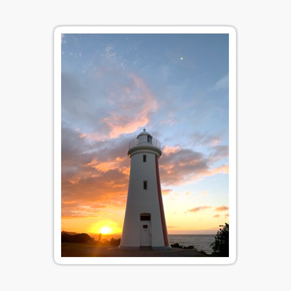 Item preview, Lighthouse at sunset designed and sold by RainbowRhino.