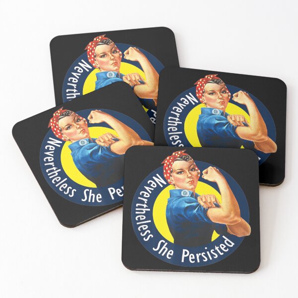 Item preview, Rosie The Riveter Retro Nevertheless She Persisted designed and sold by bensonaliyah.