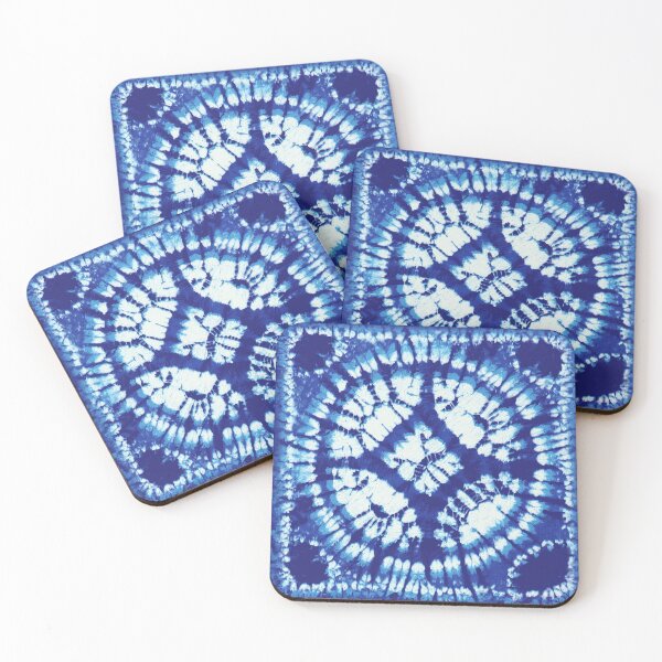 Item preview, Blue natural tie-dye texture designed and sold by V-Top-Design.