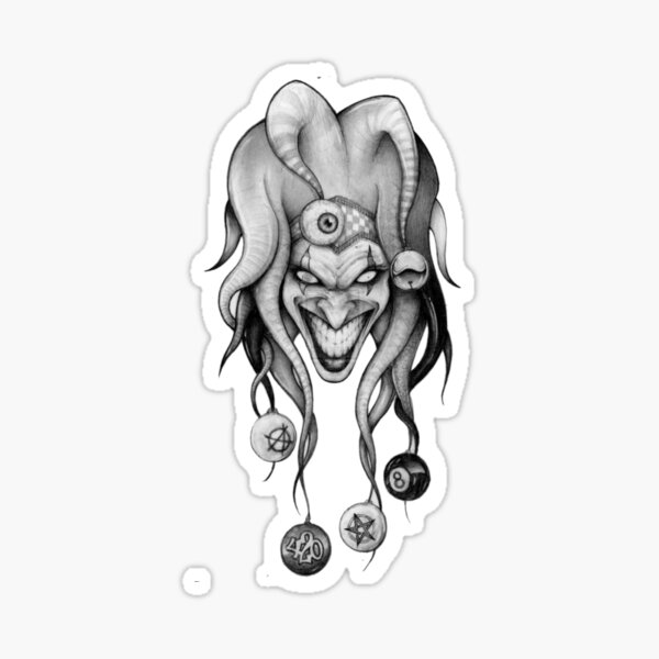 Sticker Harley Quinn Tattoo Redbubble