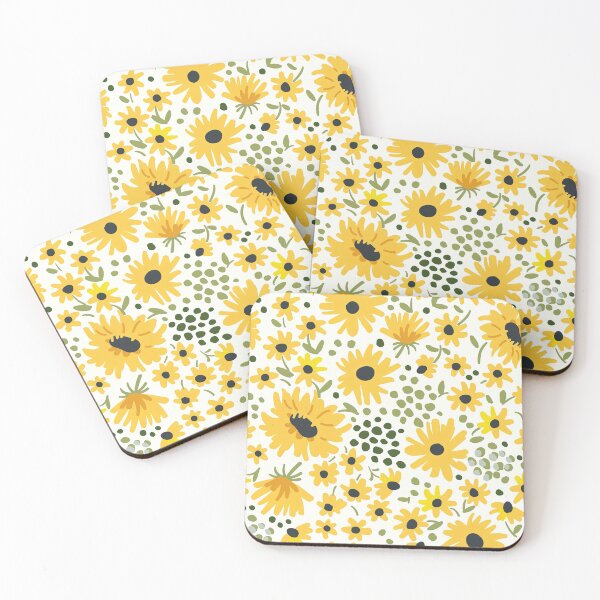 Item preview, Sunflower Pattern With Ditsy floral illustration, Sunflower Seamless Pattern, Sunflower Pattern Design designed and sold by graphic-genie.