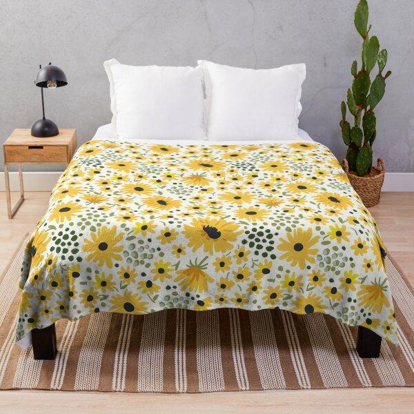 Item preview, Sunflower Pattern With Ditsy floral illustration, Sunflower Seamless Pattern, Sunflower Pattern Design designed and sold by graphic-genie.