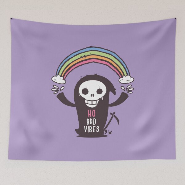 Item preview, No Bad Vibes - Grim Reraper designed and sold by zoljo.