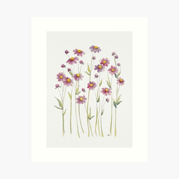 Item preview, Pretty Mauve Daisies designed and sold by JRoseDesign.