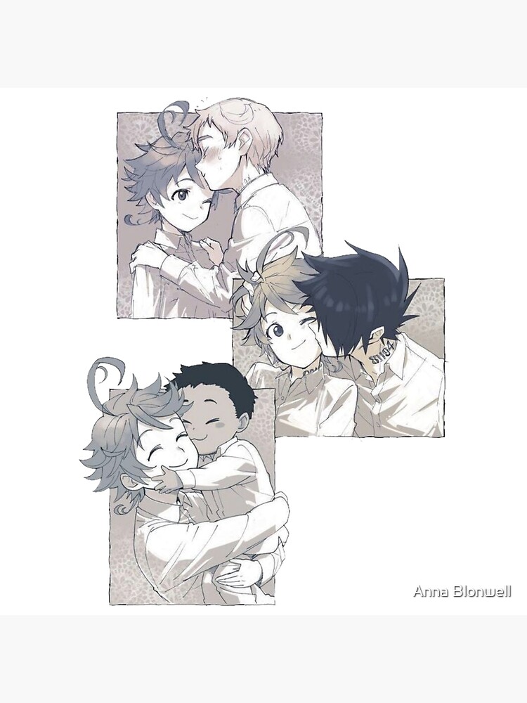 The Promised Neverland Cute Norman Fanart Classic Poster and Stickers |  Greeting Card