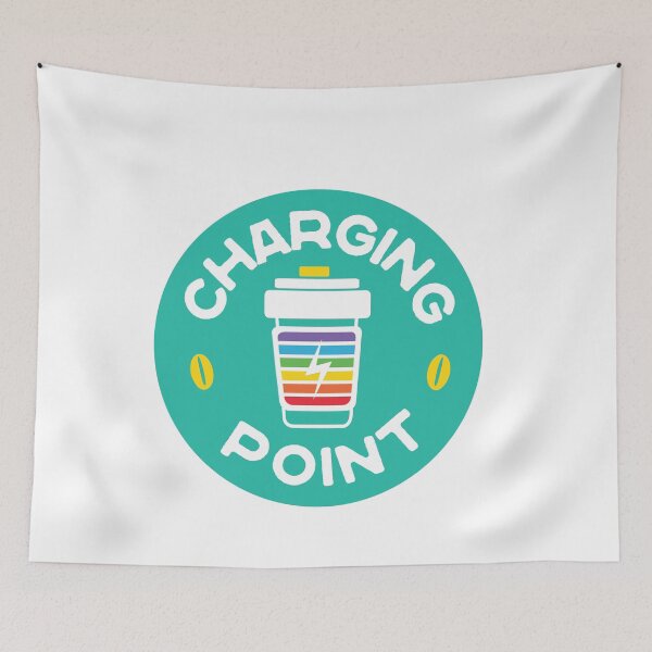 Item preview, Coffee Charging Battery - Charging Point designed and sold by PrasartShop.