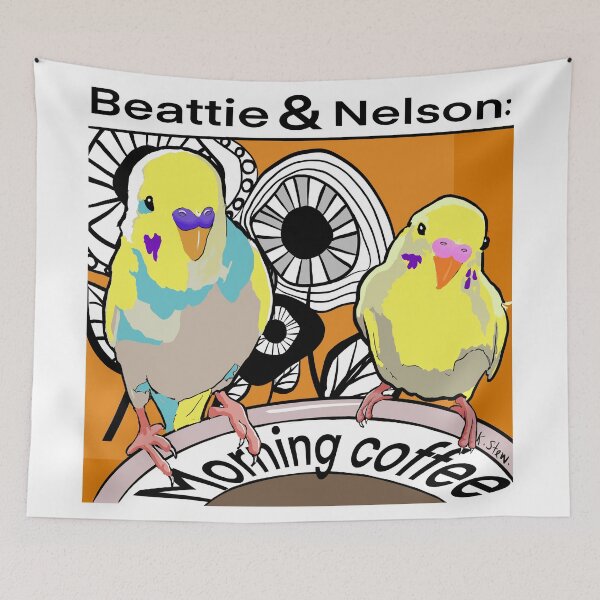 Item preview, Morning Coffee with Beattie and Nelson designed and sold by Stewnamie.