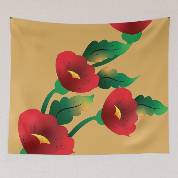 Item preview, Bunch of Bright Red Flowers designed and sold by AIGdesign.