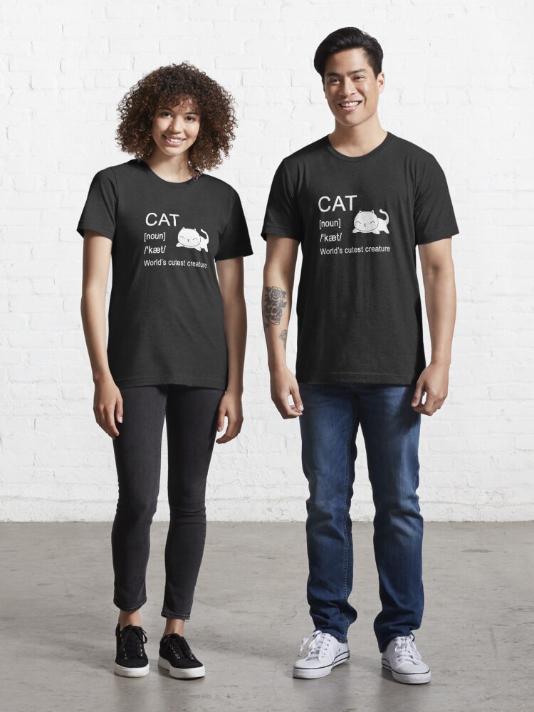 Cat Dictionary Definition Funny For Mom Dad Sister Boyfriend Girlfriend  Shirt