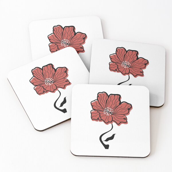 Item preview, Hand Drawing Red  Flower  designed and sold by roocky.