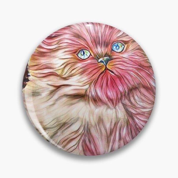 Item preview, Pink Cat zoom  designed and sold by Eunoia-ikigai.